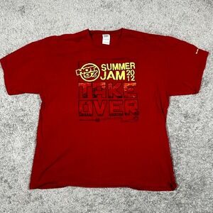 Gildan T-Shirt Men's XL Red Hot 97 Summer‎ Jam 2012 Rare Hip Hop Rap Concert Tee
